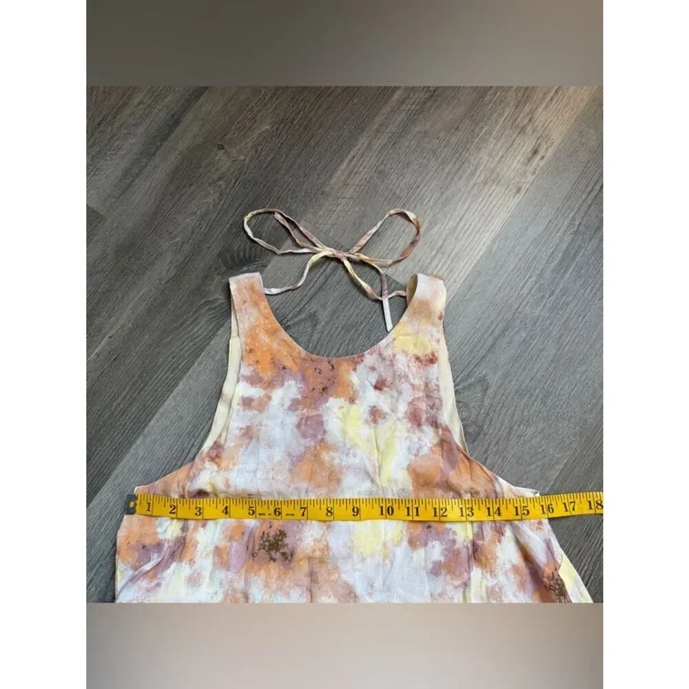 Urban Outfitters Watercolor Swingy Tank Dress XS Trapeze Flowy Feminine